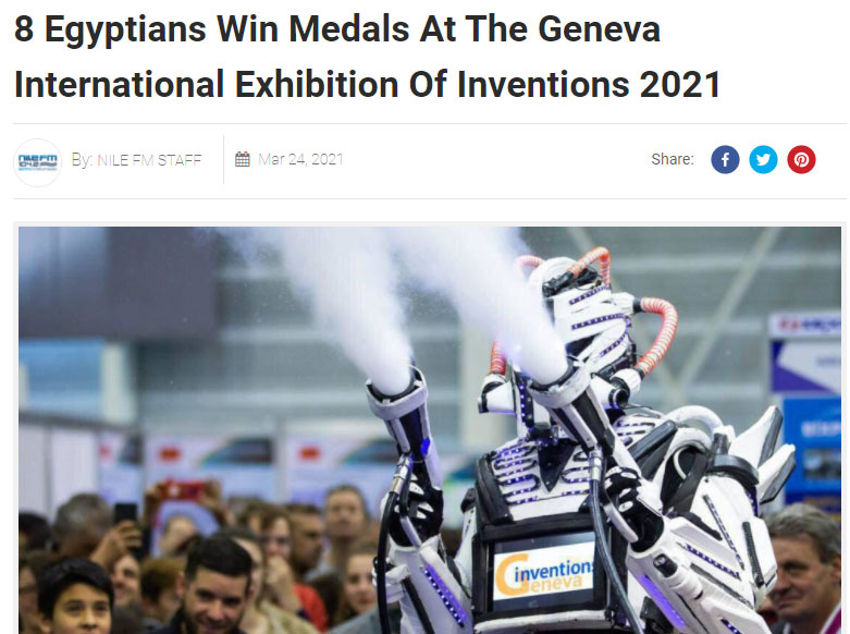 EgyNano’s ORAL INSULIN FORMULATION WINS THE GOLDEN MEDAL IN GENEVA INVENTIONS 2021